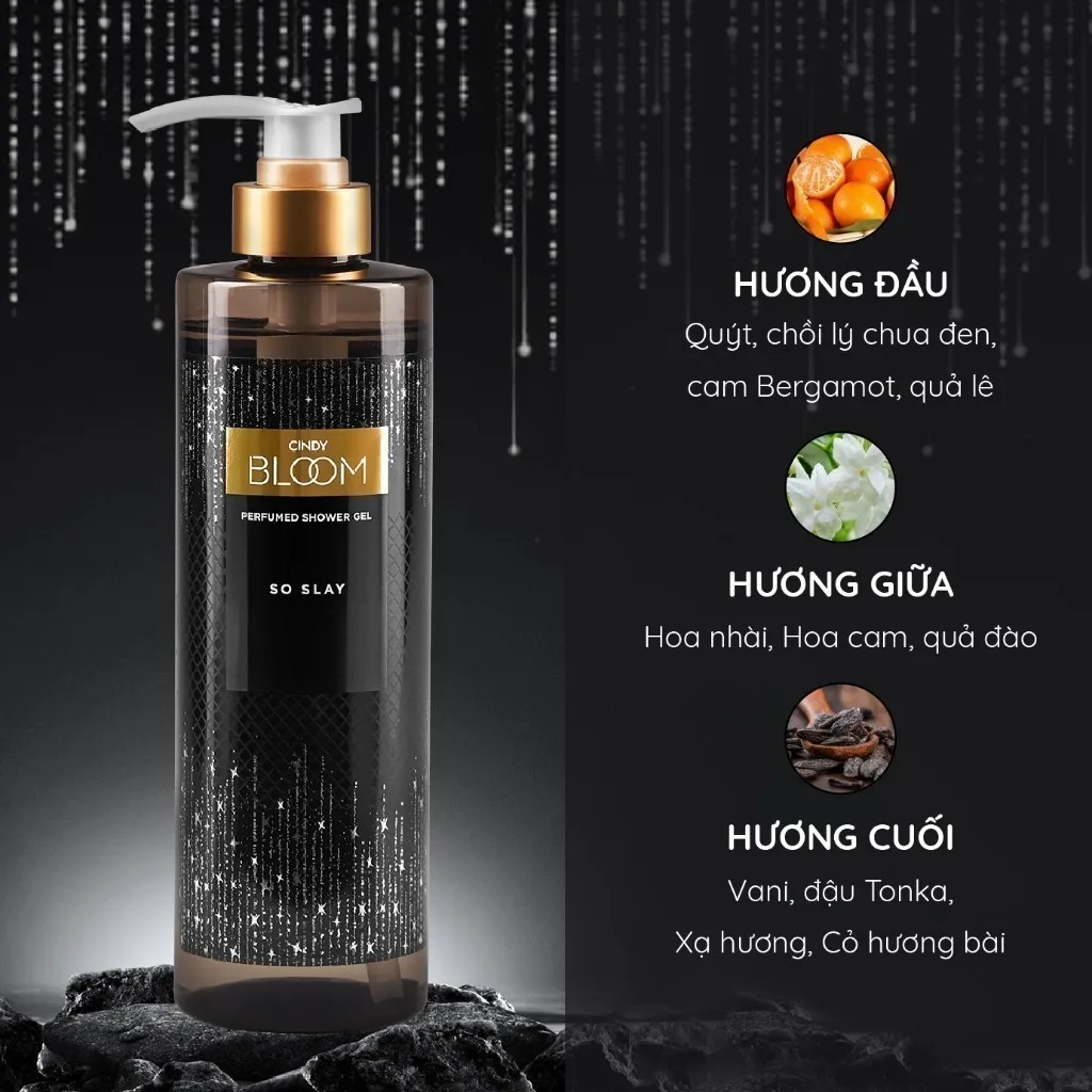 Ảnh Sữa tắm nước hoa Cindy Bloom So Slay hương cuốn hút, thanh lịch 640g 3