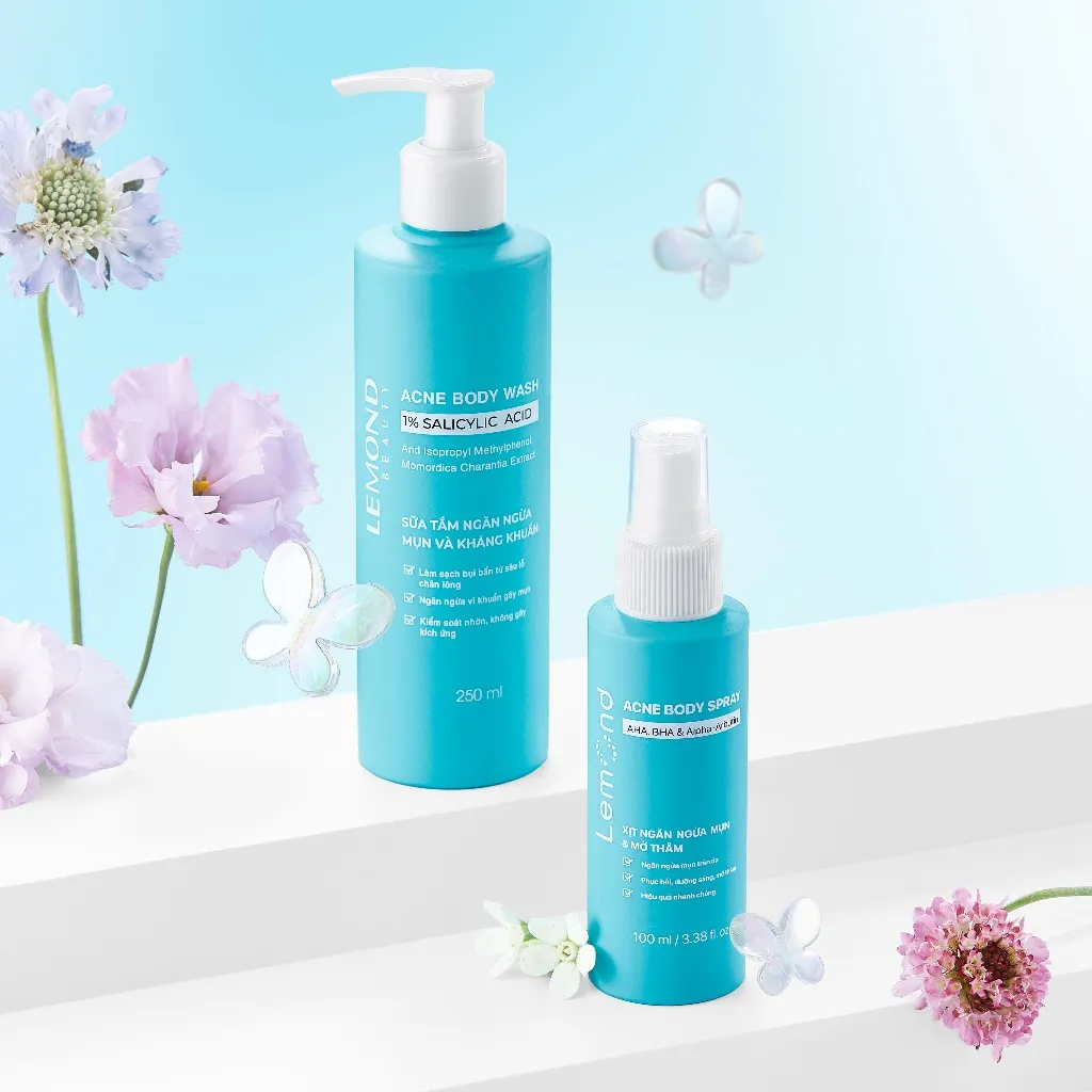 Ảnh Sữa Tắm Sạch Mụn Lưng Giảm Thâm Mụn ALFASEPT Lemond Acne Body Wash 250ml Chiết Xuất Khổ Qua Ngừa Mụn, Dưỡng Ẩm Da 2