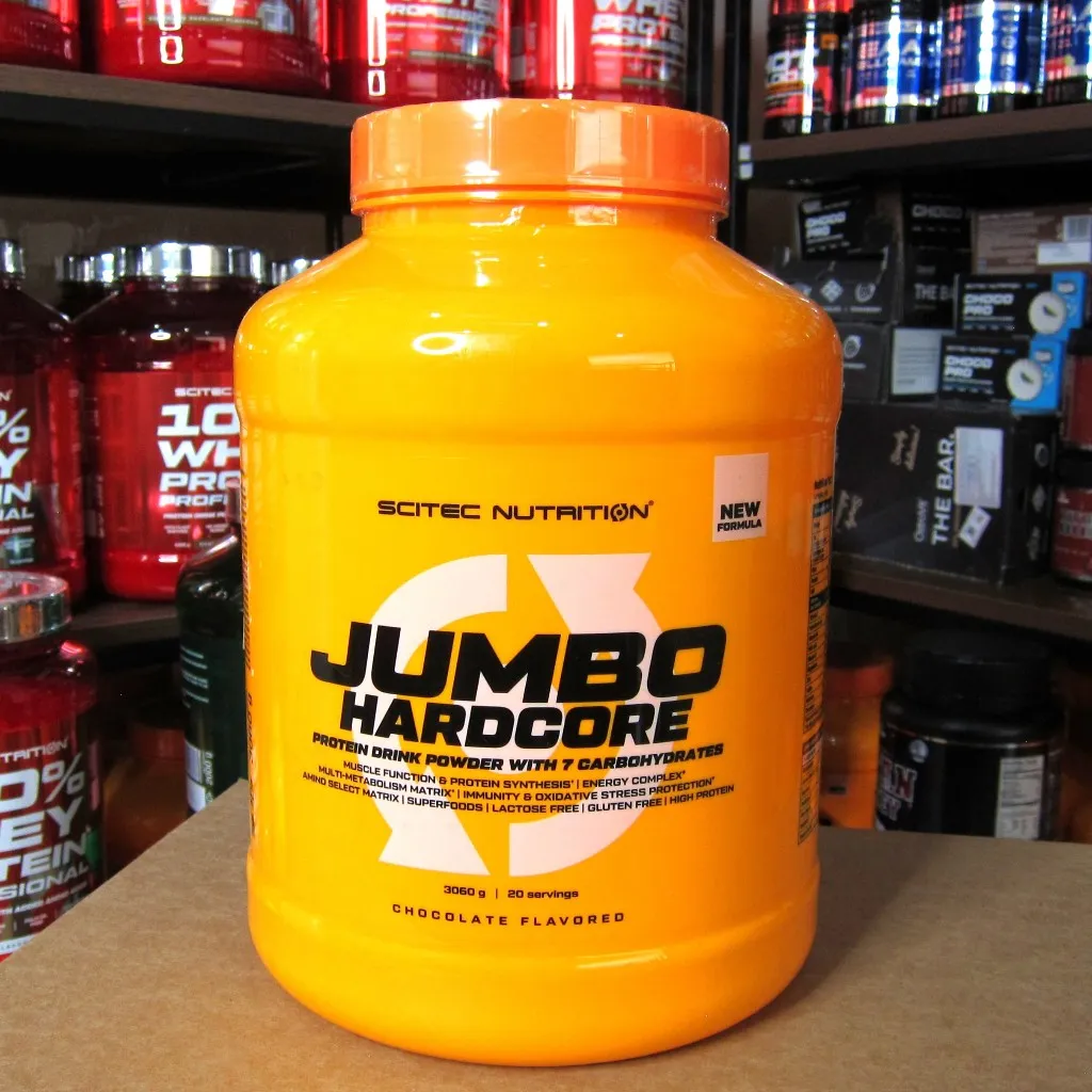 Ảnh Sữa Tăng Cân, Tăng Cơ Nạc | JUMBO HARCORE 3060G - 22 lần dùng| Mass Tăng Cân Tăng Cơ Nạc Tránh Tích Mỡ |SCITEC NUTRITION 2