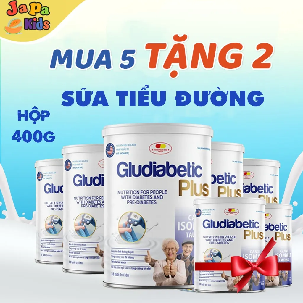 Ảnh Sữa Tiểu Đường Gludiabetic Plus Giúp Ổn Định Đường Huyết Cho Người Tiểu Đường 1