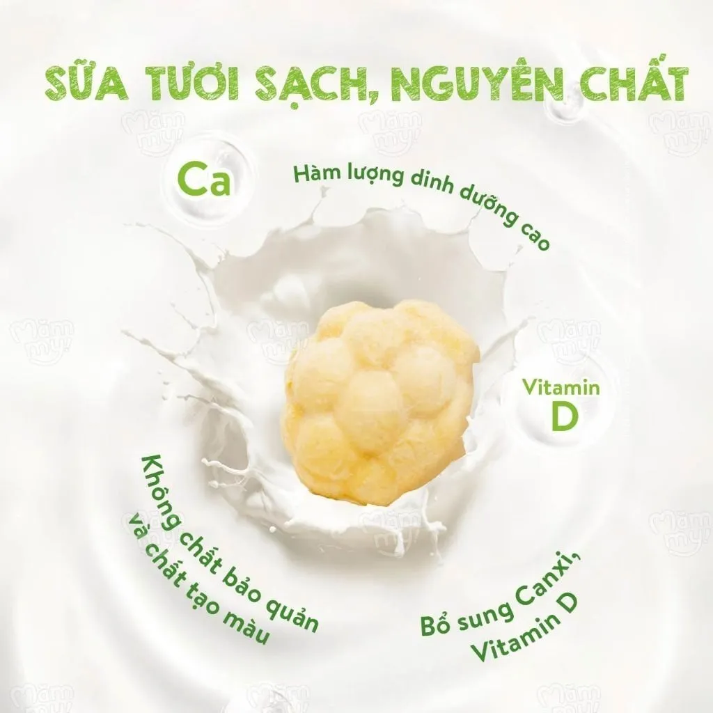 Ảnh Sữa tươi sấy đám mây Mămmy giàu dinh dưỡng, thơm ngon tự nhiên cho bé từ 6 tháng tuổi 2