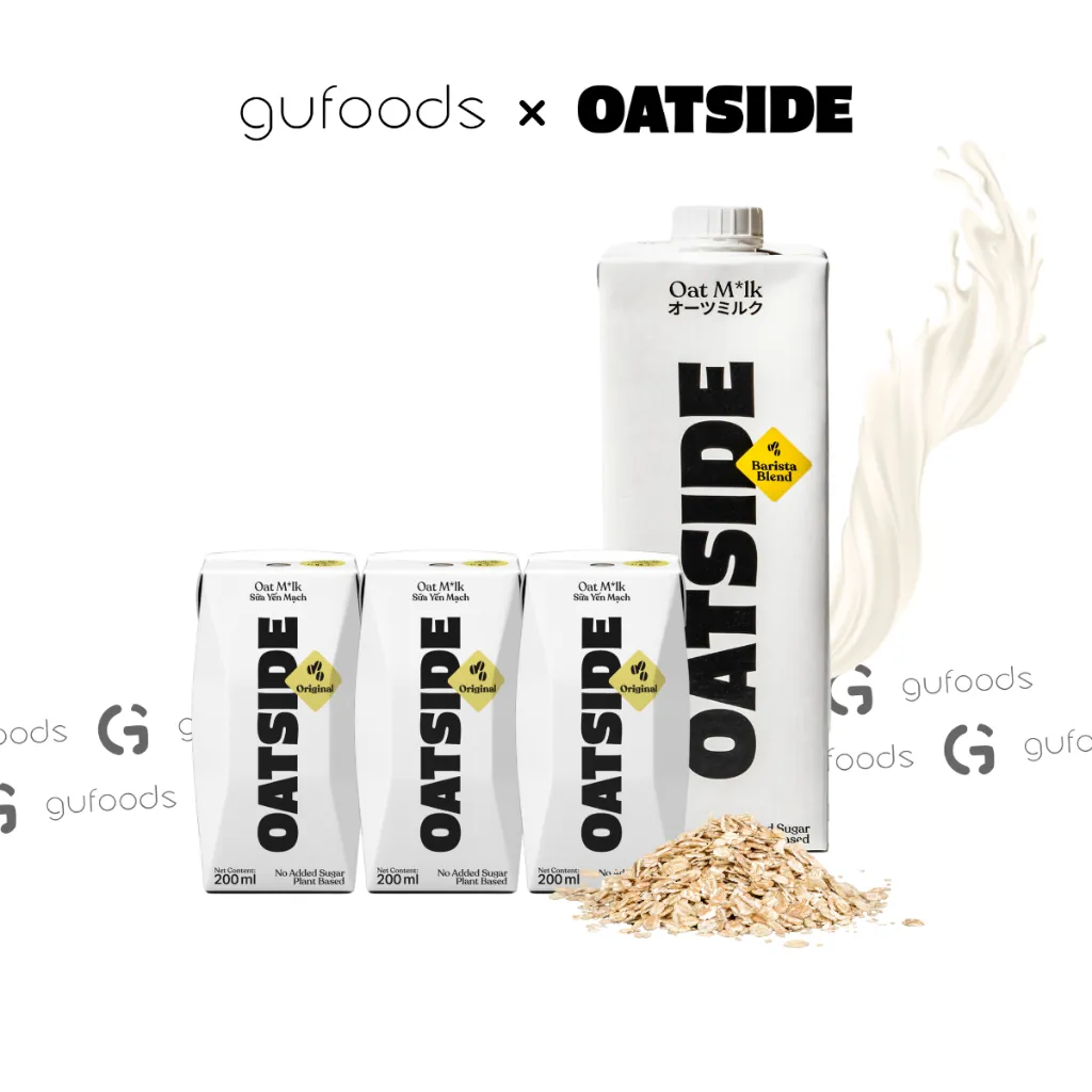 Ảnh Sữa yến mạch OATSIDE vị Nguyên bản Barista Blend - Không đường, Không lactose, Thuần chay, Thơm béo sánh mịn (1L/200ml) 1