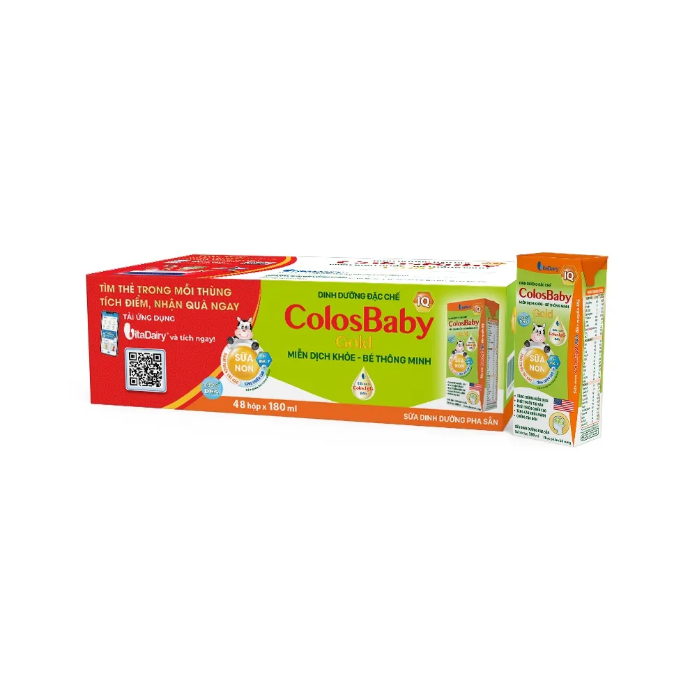 Ảnh SUDD ColosBaby IQ Gold 180ml - thùng 48 hộp - VitaDairy 2