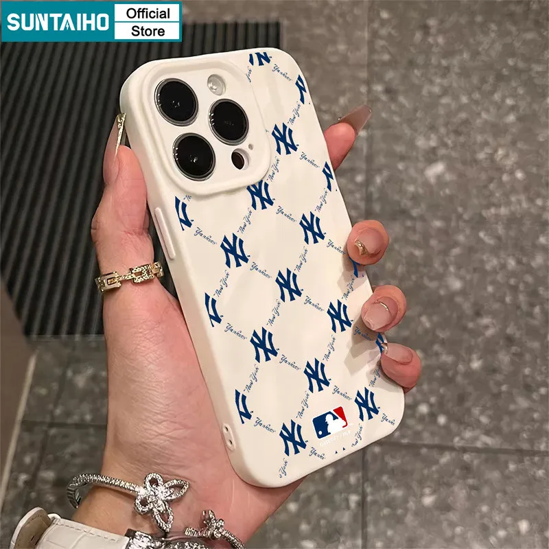 Ảnh Suntaiho Ốp Lưng iPhone Đẹp Thời Trang Độc Đáo Chữ Lưới Họa Tiết Ốp điện thoại Silicon Mềm Cao Cấp Chống Sốc Cho Iphone 16 15 14 13 12 11 Pro Max IP 7 8 Plus Iphon X Xs XR Xs Max Hàn quốc Ốp Lưng 1