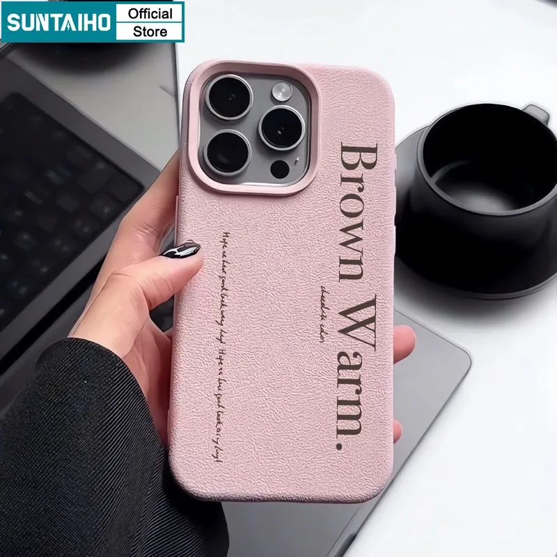 Ảnh Suntaiho Ốp Lưng iPhone Đẹp Vỏ Thời Trang Đơn Giản Họa Tiết Logo Thời Trang Ốp Điện Thoại Silicon Mềm Cao Cấp Chống Sốc Cho Iphone 16 15 14 13 12 11 Pro Max IP 7 8 Plus Iphon X Xs XR Xs Max Hàn quốc Ốp Lưng 2