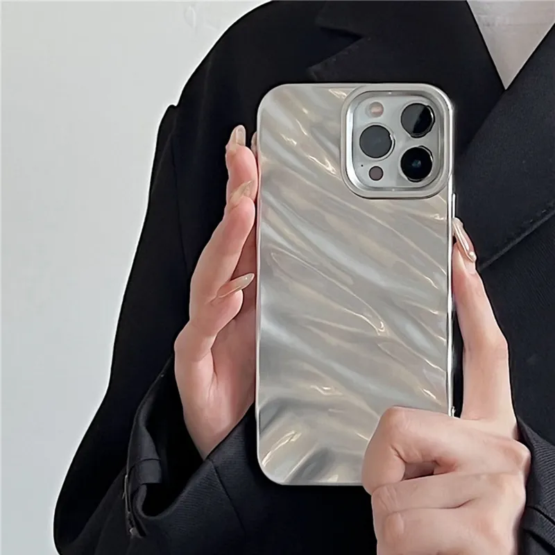 Ảnh Suntaiho ốp lưng iphone sang chảnh Màu bạc Ốp Điện Thoại silicon Mềm Chất Lượng Cao Cho iphone 11 12 13 14 15 pro max ip 6 6s 7 8 plus iphon x xs xr xsmax 3