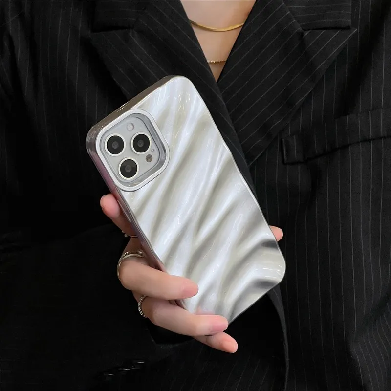 Ảnh Suntaiho ốp lưng iphone sang chảnh Màu bạc Ốp Điện Thoại silicon Mềm Chất Lượng Cao Cho iphone 11 12 13 14 15 pro max ip 6 6s 7 8 plus iphon x xs xr xsmax 4