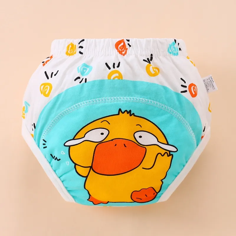 Ảnh Tã quần cotton LUCKY BIG CAT mỏng họa tiết hoạt hình dễ thương thời trang mùa hè dành cho bé tập đi vệ sinh 4