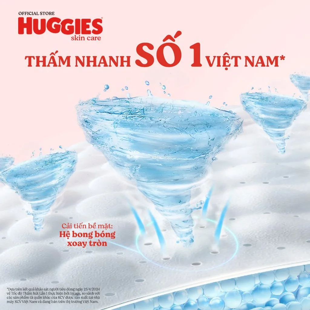 Ảnh Tã quần Huggies Skincare Jumbo M42/L38/XL32/XXL28+4 3