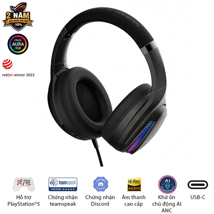 Ảnh Tai nghe ASUS ROG Fusion II 300 - 90YH02X3-B2UA00 3