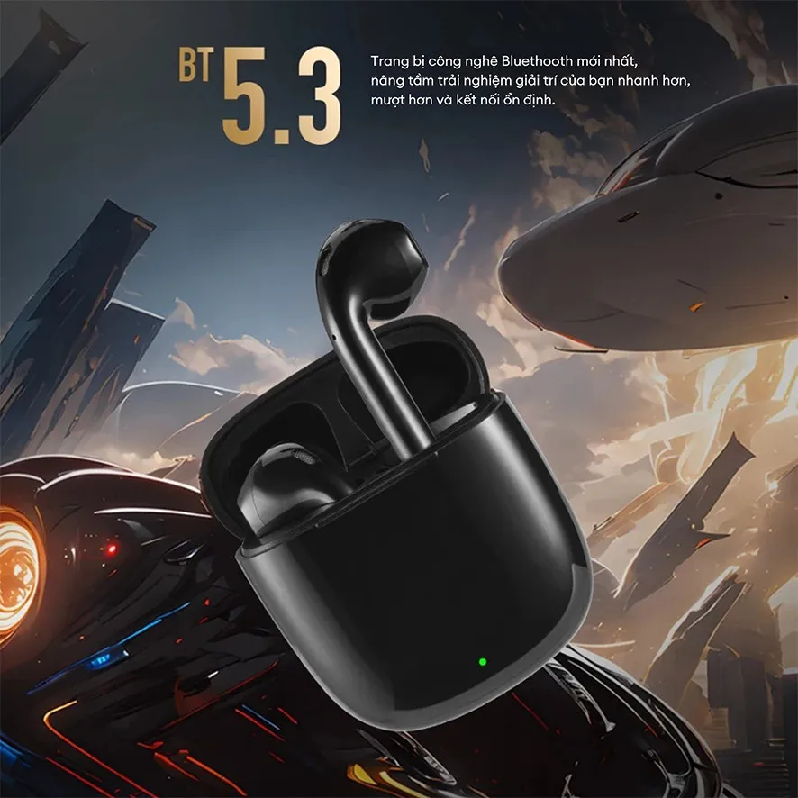 Ảnh Tai Nghe Bluetooth 5.3 Itel BudsNeoTrue Wireless | 25 Giờ Dùng Liên Tục | Cảm Ứng | Chính Hãng 3