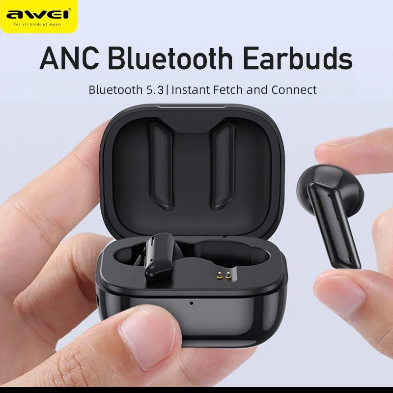 Ảnh Tai Nghe Bluetooth Awei T36 TWS mini Chống Nước IPX4 pin trâu 210H có Mic chính hãng 2