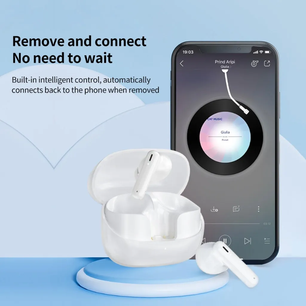 Ảnh Tai nghe bluetooth chính hãng Awei TP37 IPIPOO không dây cảm ứng thông minh có Mic chống ồn 1