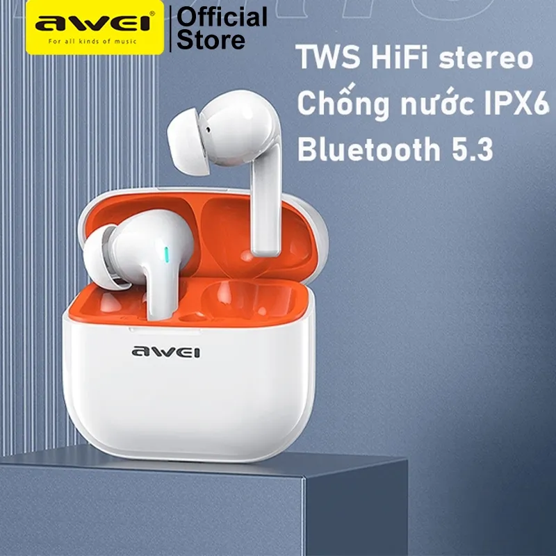 Đánh giá Tai nghe Bluetooth Awei T1 Pro TWS: Chống nước IPX6, Pin Trâu