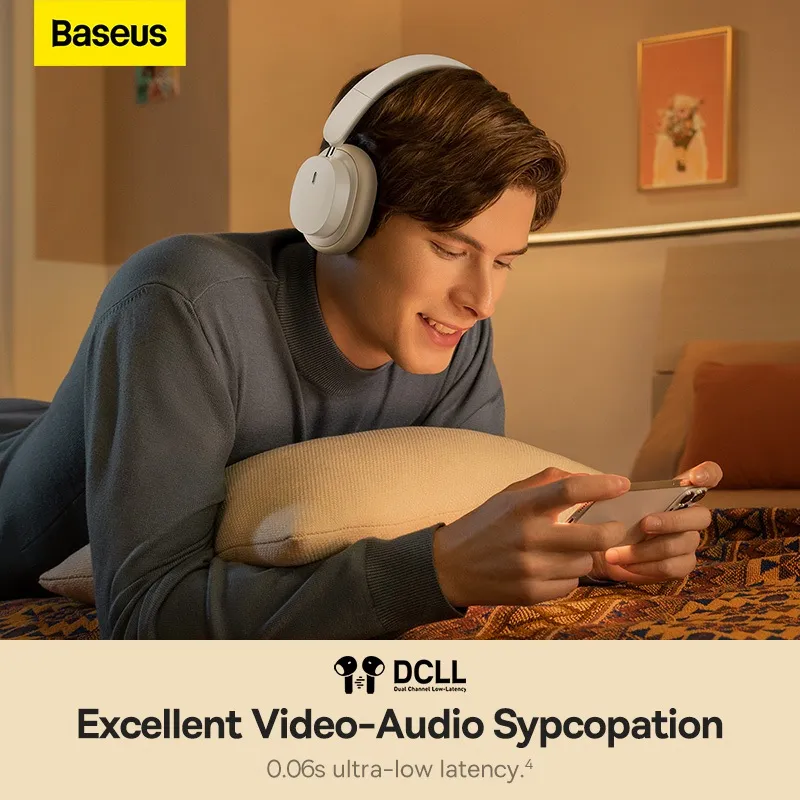 Ảnh Tai nghe Bluetooth chụp tai Baseus Bowie D05 không dây Bluetooth 5.3 chống ồn ANC 70h 2