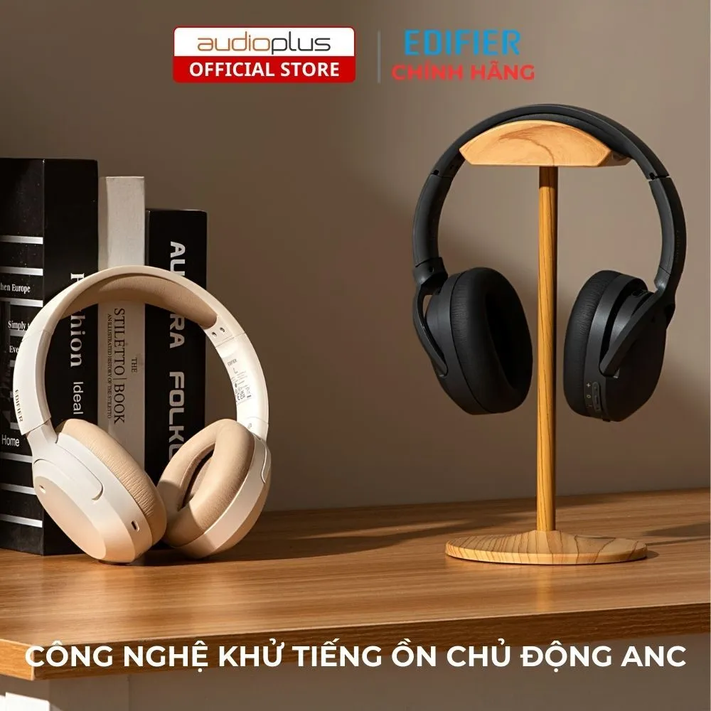 Ảnh Tai nghe bluetooth chụp tai EDIFIER W820NB Plus - BT v5.2 - Thiết kế êm ái - Mic đàm thoại rõ 3