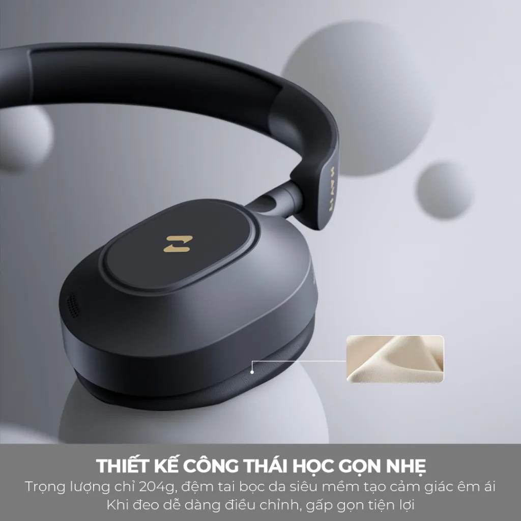 Ảnh Tai nghe Bluetooth Havit Life NC01H H668BT | Chống ồn chủ động ANC - Nghe nhạc 80h - Màng loa 40mm | Bảo hành 12 tháng 4