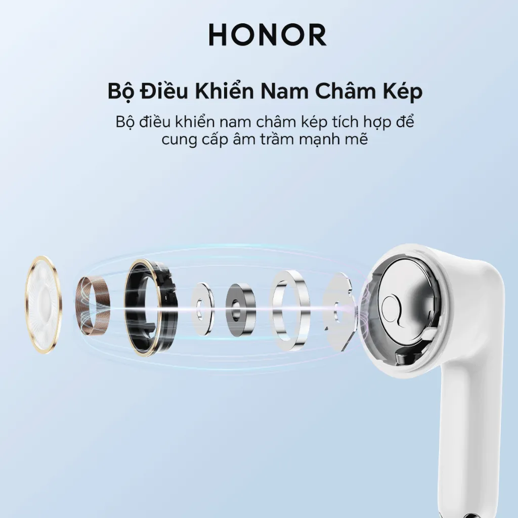 Ảnh Tai Nghe Bluetooth HONOR CHOICE Earbuds X7e | Bán mở, khử tiếng ồn chủ động | Chống bụi và nước IP54 4