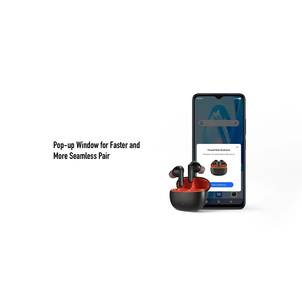 Ảnh Tai Nghe Bluetooth Itel BudsAce ANC Super Bass 5.3 | 35H Dùng Liên Tục | 4 Mic Chống Ồn | Chính Hãng 3