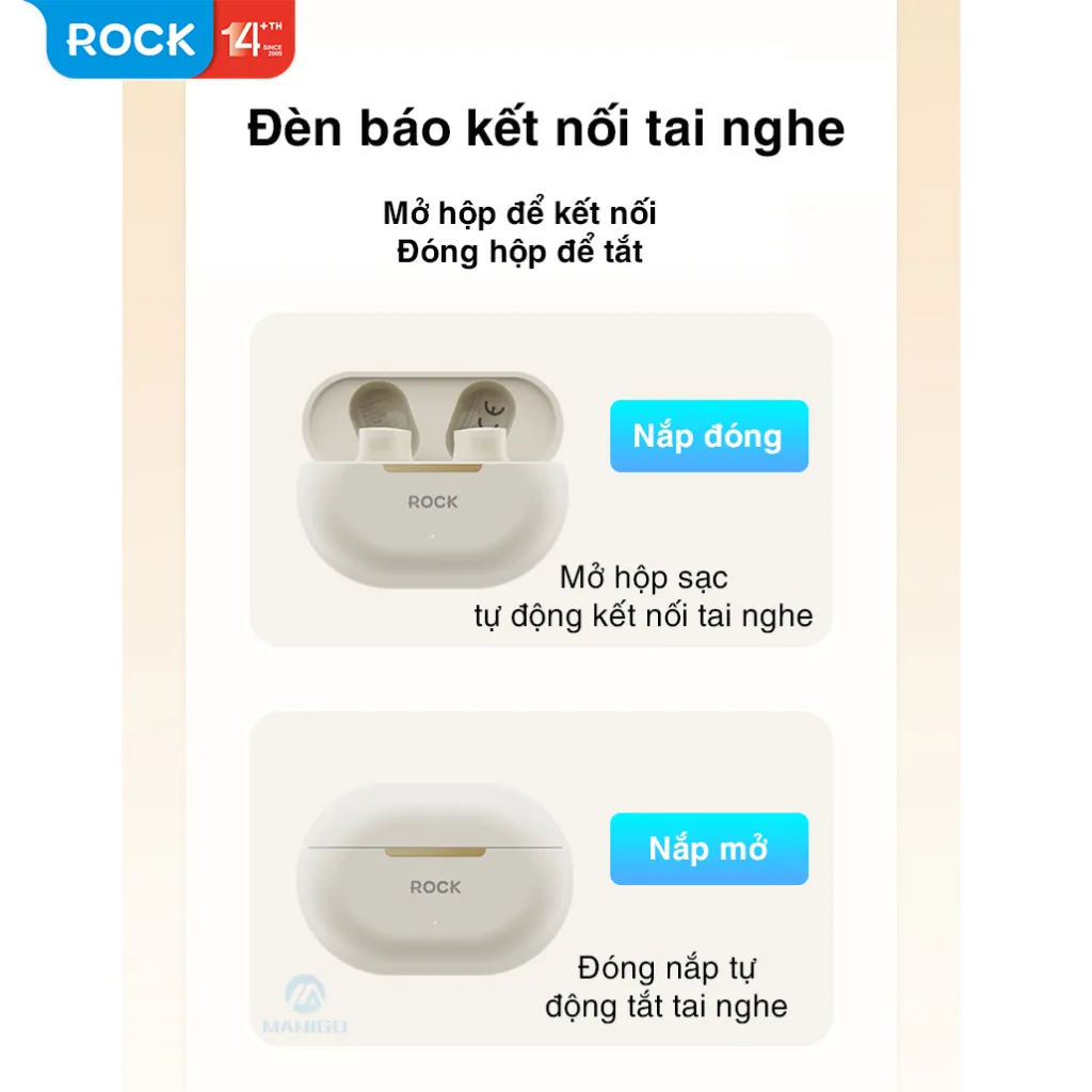 Ảnh Tai nghe bluetooth không dây nhét tai Rockspace EB900 TWS có mic hàng chính hãng bảo hành 12 tháng 3