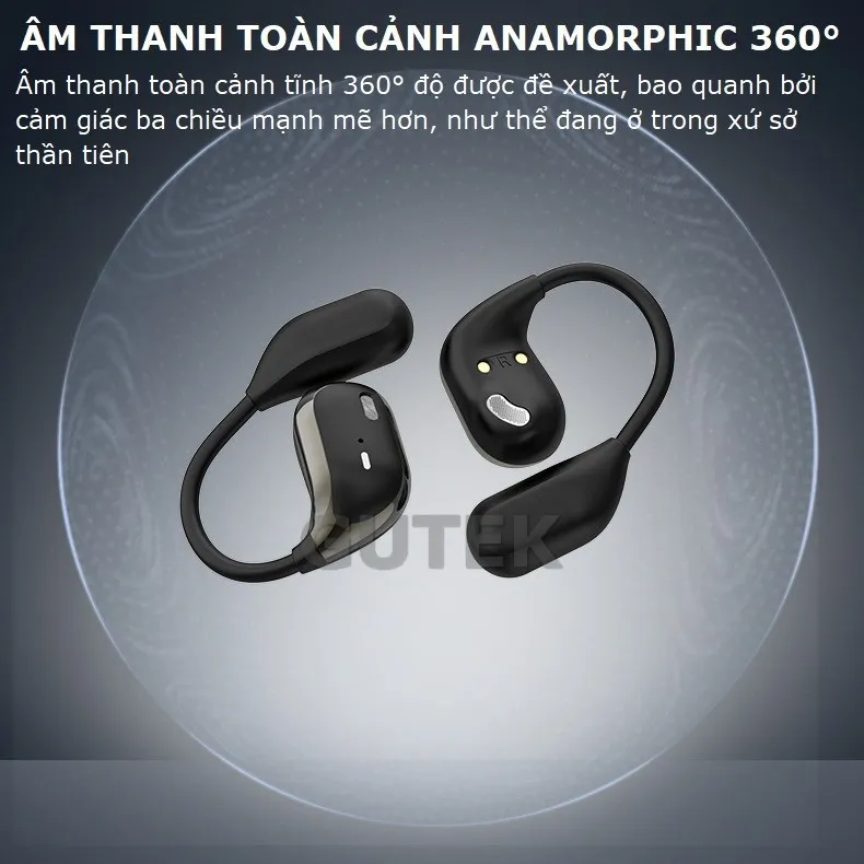 Ảnh Tai Nghe Bluetooth Không Dây Cài Tai Điện Thoại Bluetooth 5.4 Chống Nước Hifi Micro Khử Tiếng Ồn - Gutek JM15 3