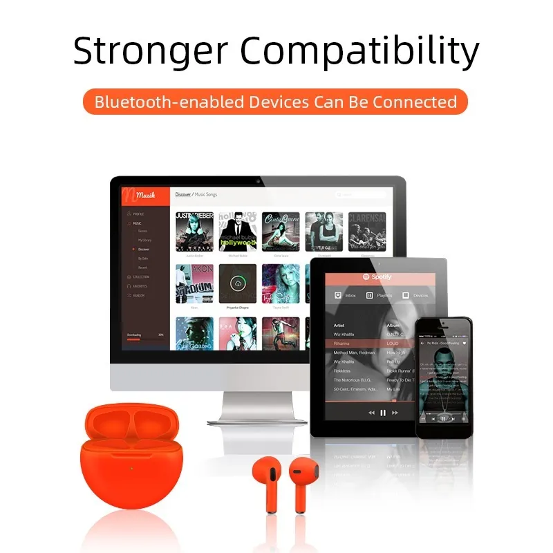 Ảnh Tai nghe Bluetooth không dây SGALAS Air Pro 6TWS Tai nghe nhét tai Tai nghe âm thanh nổi 3