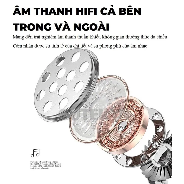 Ảnh Tai nghe bluetooth không dây Gutek i12 Pro v5.0 nút cảm ứng có mic đàm thoại âm thanh HIFI 3