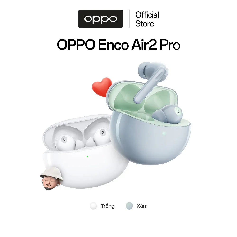 Ảnh Tai Nghe Bluetooth Không dây OPPO Enco Air 2 Pro | Hiệu Ứng Âm Thanh Enco Live | Chống ồn chủ động - Hàng chính hãng 1