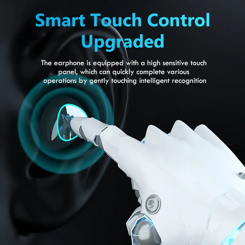 Ảnh Tai Nghe Bluetooth M10 TWS Màn Hình Led Gaming Nhét Tai Nút Cảm Ứng Chống Ồn Âm Thanh hifi Có Pin 3500Mah 4