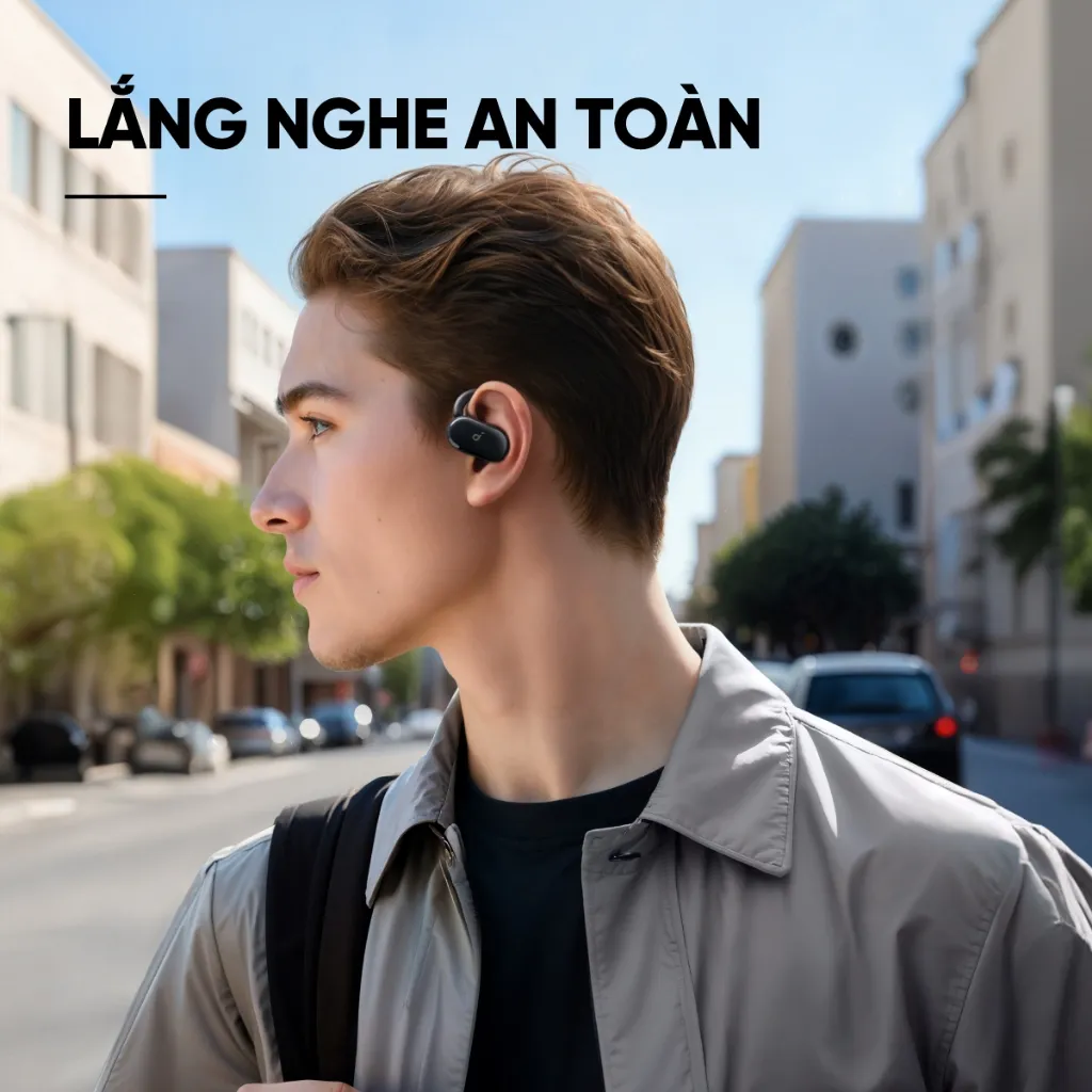 Ảnh Tai nghe bluetooth Open-Ear soundcore V20i thiết kế mở | Siêu gọn nhẹ | Chống nước và bụi IP55 4