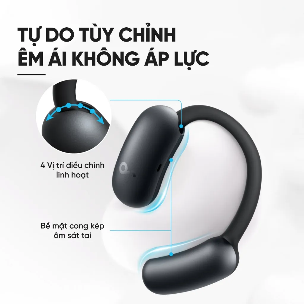 Ảnh Tai nghe bluetooth Open-Ear soundcore AeroFit 2 | Móc tai tùy chỉnh | Chống nước và bụi IP55 3