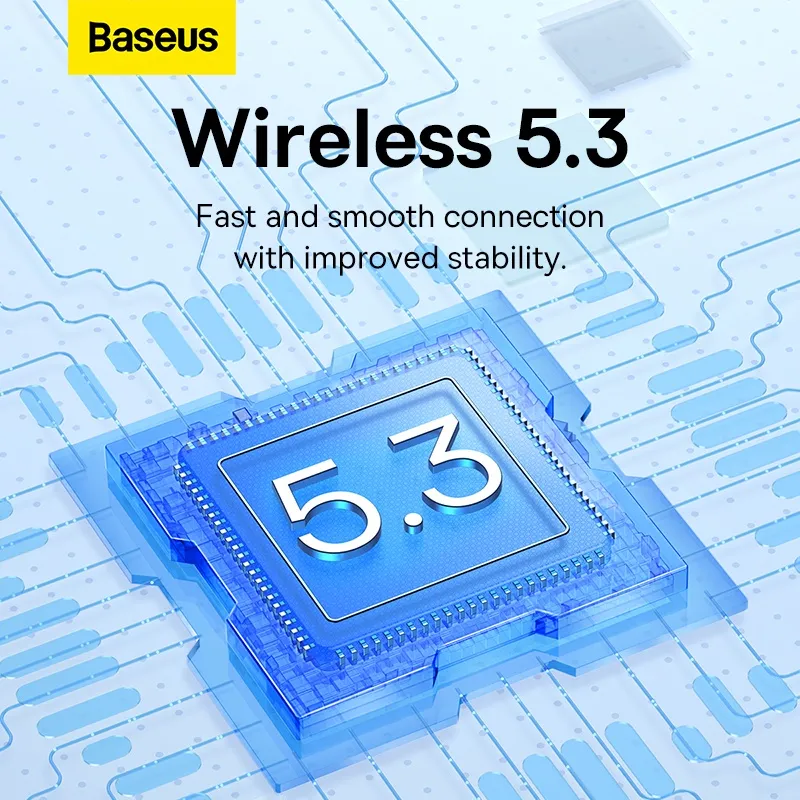 Ảnh Tai nghe Bluetooth True Wireless Baseus Bowie Wm02 bluetooth 5.3 25h sử dụng App điều khiển 3