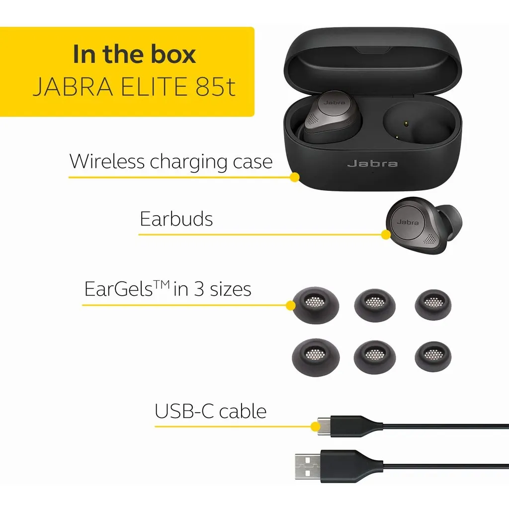Ảnh Tai Nghe Bluetooth True Wireless JABRA ELITE 85T - Hàng Chính Hãng 3