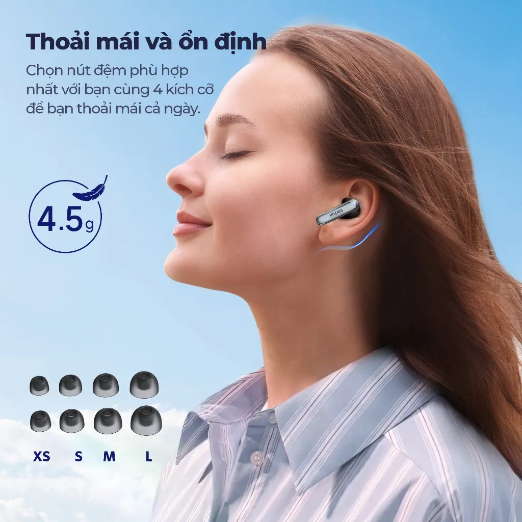 Ảnh Tai nghe Bluetooth True Wireless Earfun Air 2 (2024) âm thanh LDAC, hires thời gian nghe 9h 2