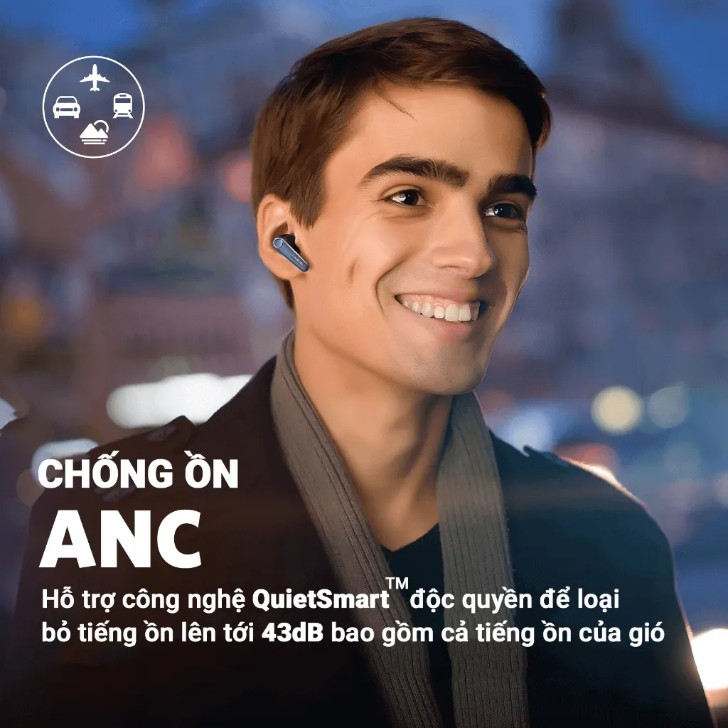 Ảnh Tai nghe Bluetooth True Wireless Earfun Air Pro 3 lọc gió chống ồn ANC 6 micro bluetooth 5.3 nghe 9h 2