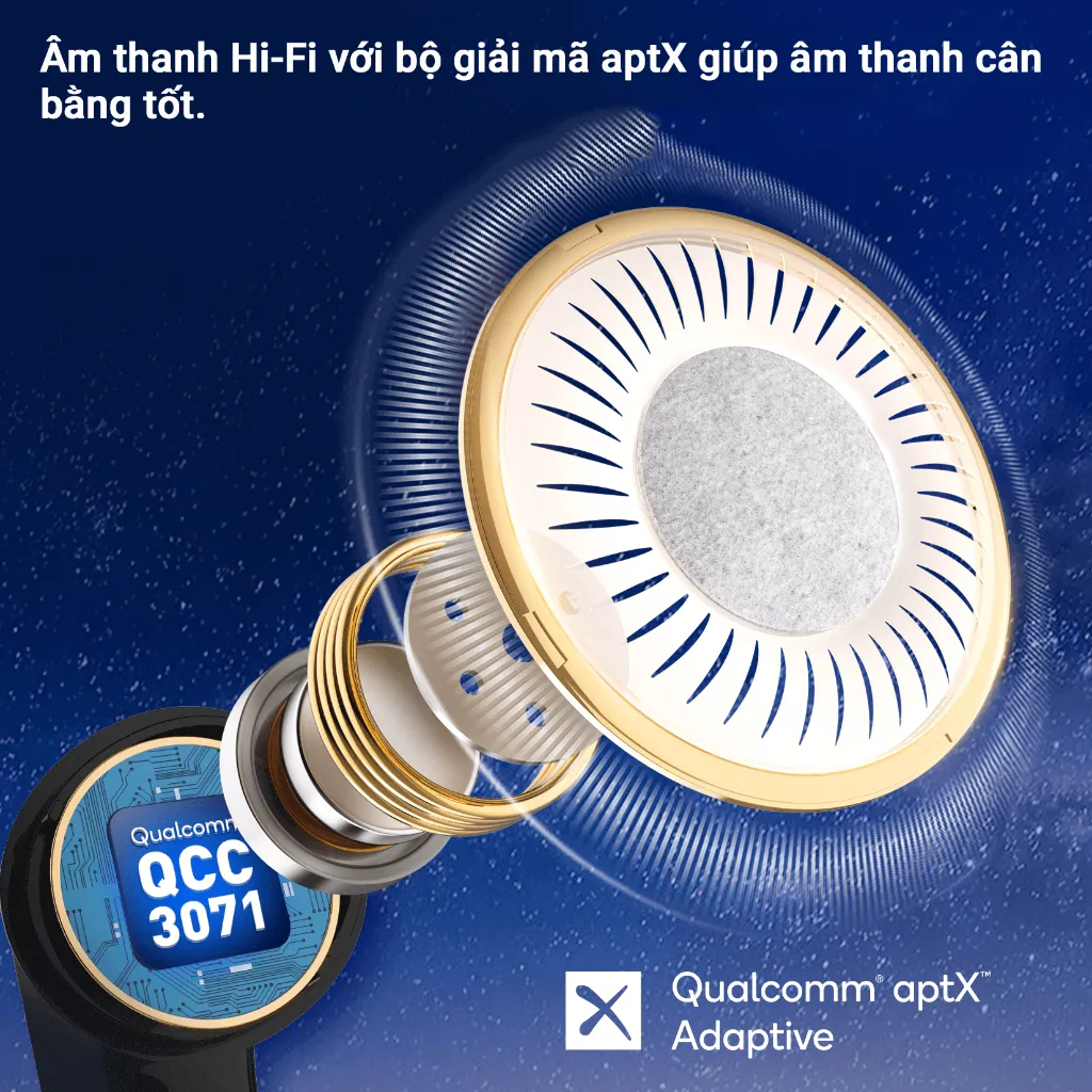 Ảnh Tai nghe Bluetooth True Wireless Earfun Air Pro 3 lọc gió chống ồn ANC 6 micro bluetooth 5.3 nghe 9h 3