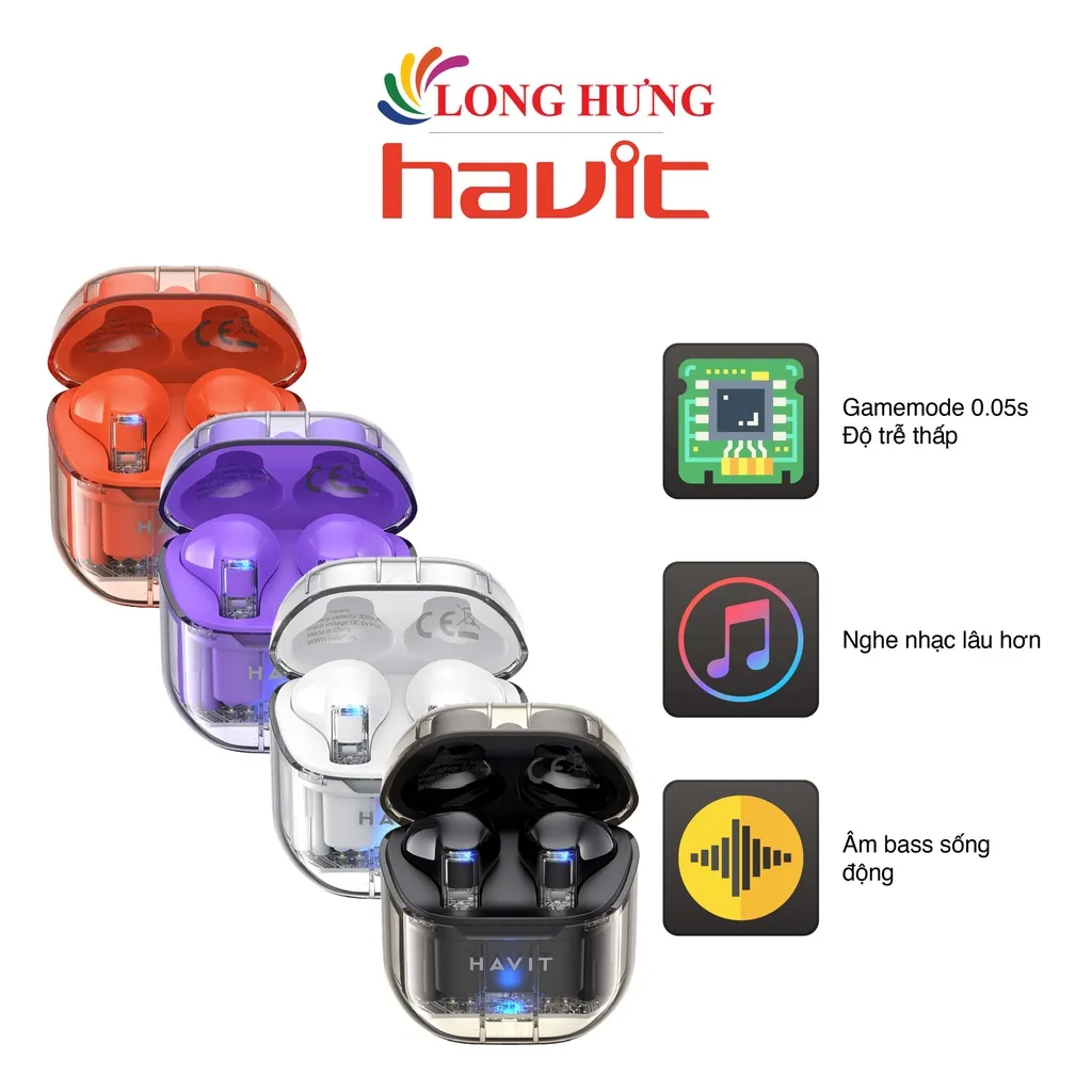 Ảnh Tai nghe Bluetooth True Wireless Havit TW945 - Hàng chính hãng 1