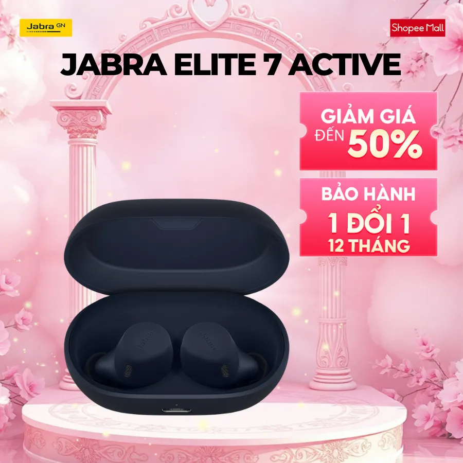 Ảnh Tai Nghe Bluetooth True Wireless JABRA ELITE ACTIVE 7 Chống ồn ANC 2 micro IP57 Mono Model 1