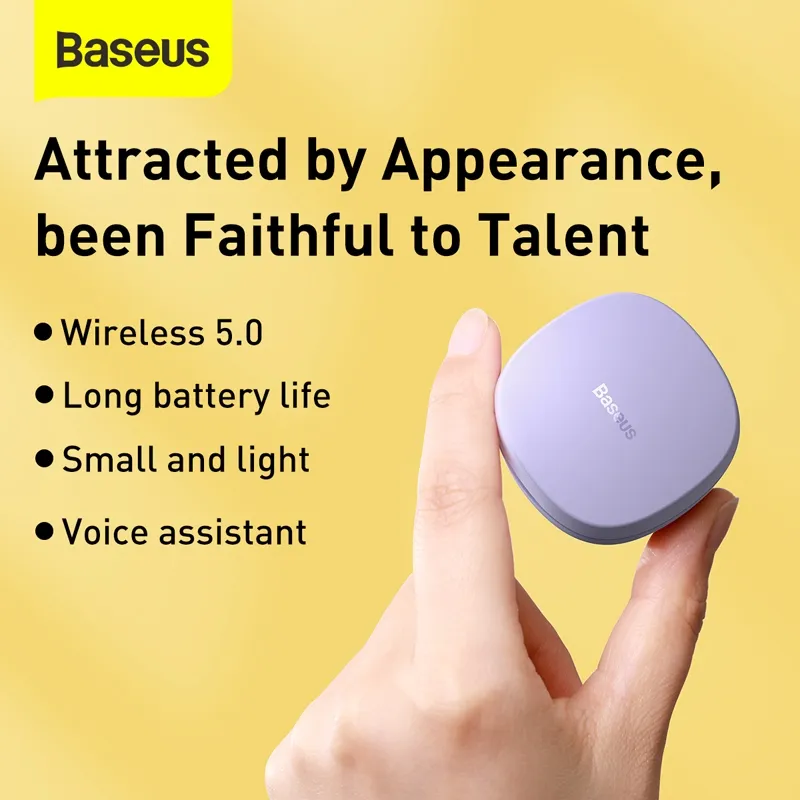 Ảnh Tai nghe Bluetooth True Wireless Baseus Bowie Wm01 bluetooth 5.0 Stereo Earbuds cảm ứng chạm 3