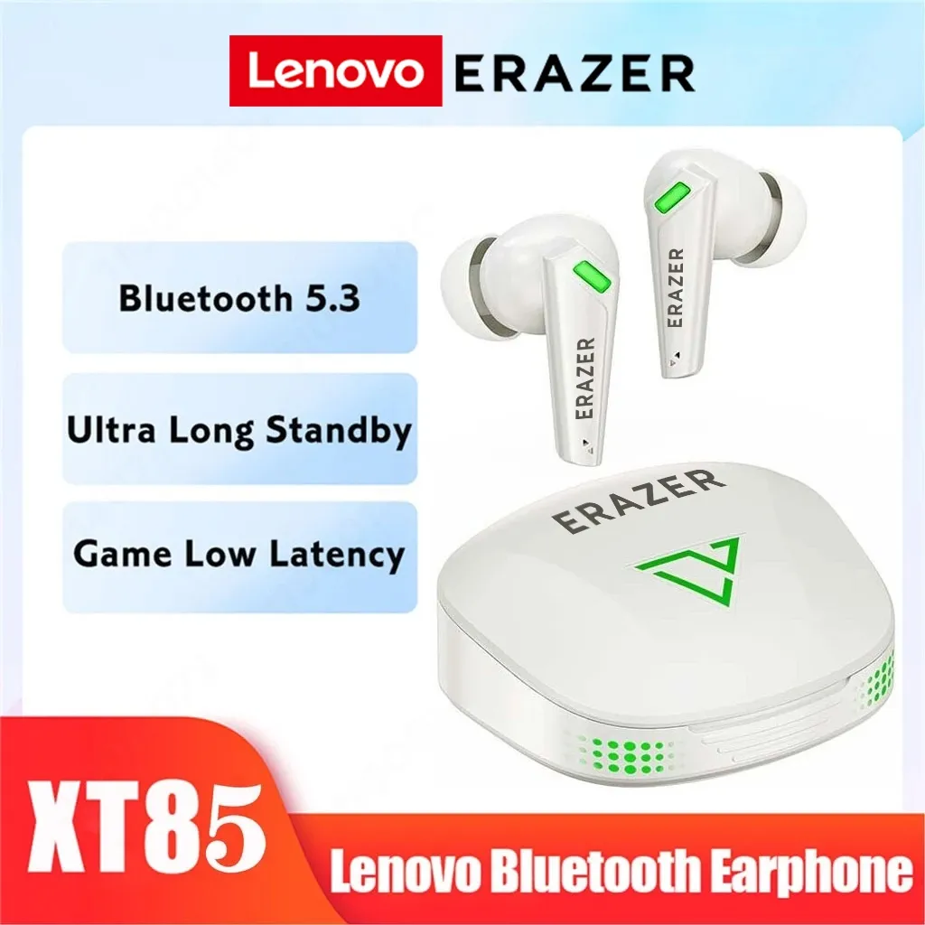 Ảnh Tai nghe chơi game Bluetooth không dây Lenovo ER AZER XT85 PRO V5.3 Full Bass / HiFi Stereo Khử tiếng ồn 1