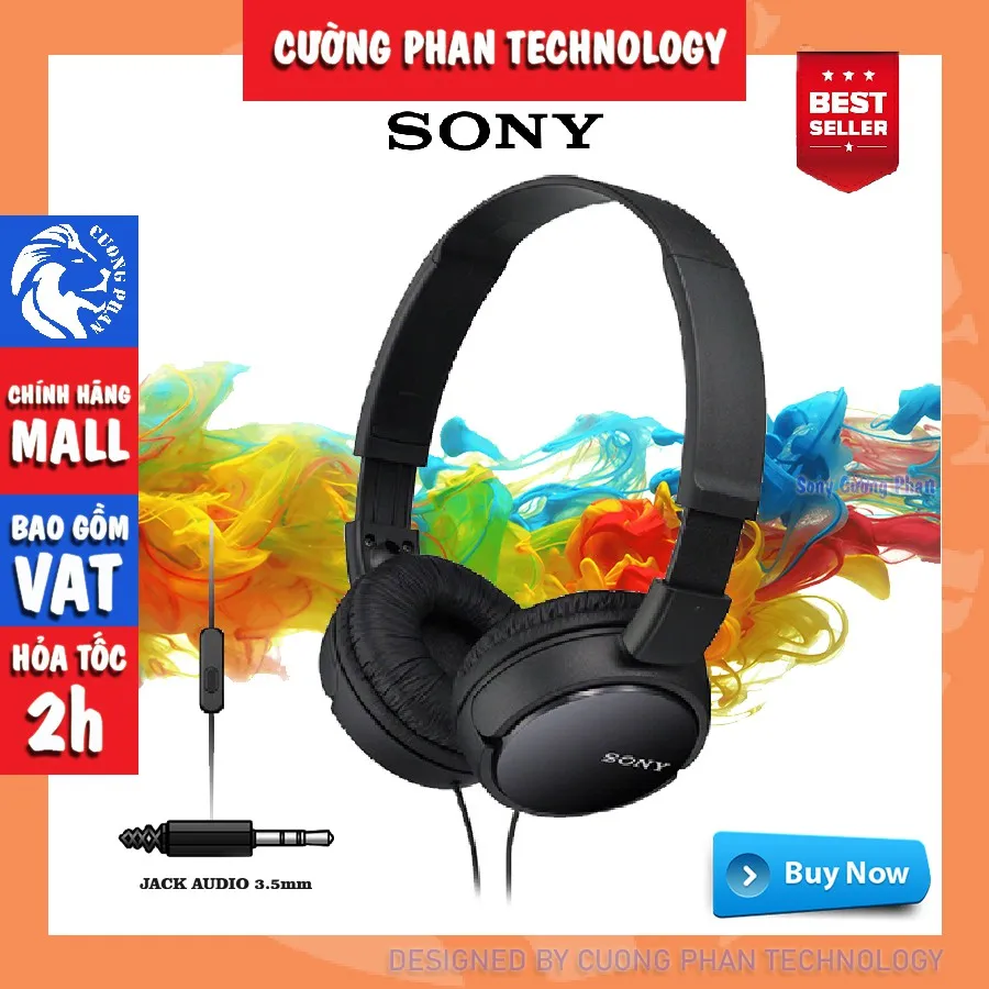 Ảnh Tai Nghe Chụp Tai Có Mic Sony ZX110AP |Chính Hãng Sony Việt Nam| Bảo Hành 12 Tháng Toàn Quốc 3