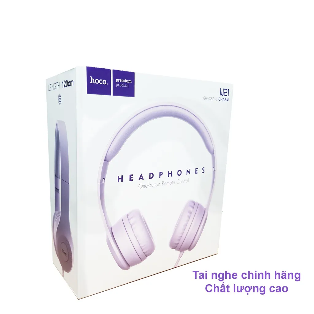 Ảnh Tai nghe chụp tai GAMING W21 headphone nghe hay tai nghe nhét tai 3.5, dây dài 1.2m - Hàng Chính hãng 2