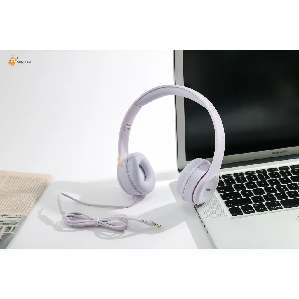 Ảnh Tai nghe chụp tai GAMING W21 headphone nghe hay tai nghe nhét tai 3.5, dây dài 1.2m - Hàng Chính hãng 3