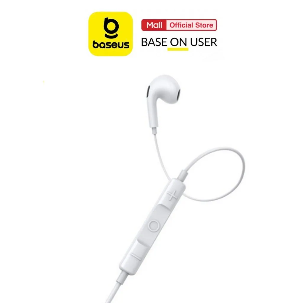 Ảnh Tai nghe có dây Baseus Encok C17 chân cắm Type-C ,tích hợp Micro dài 110cm dùng cho Android/IP15/15pro/15promax 4