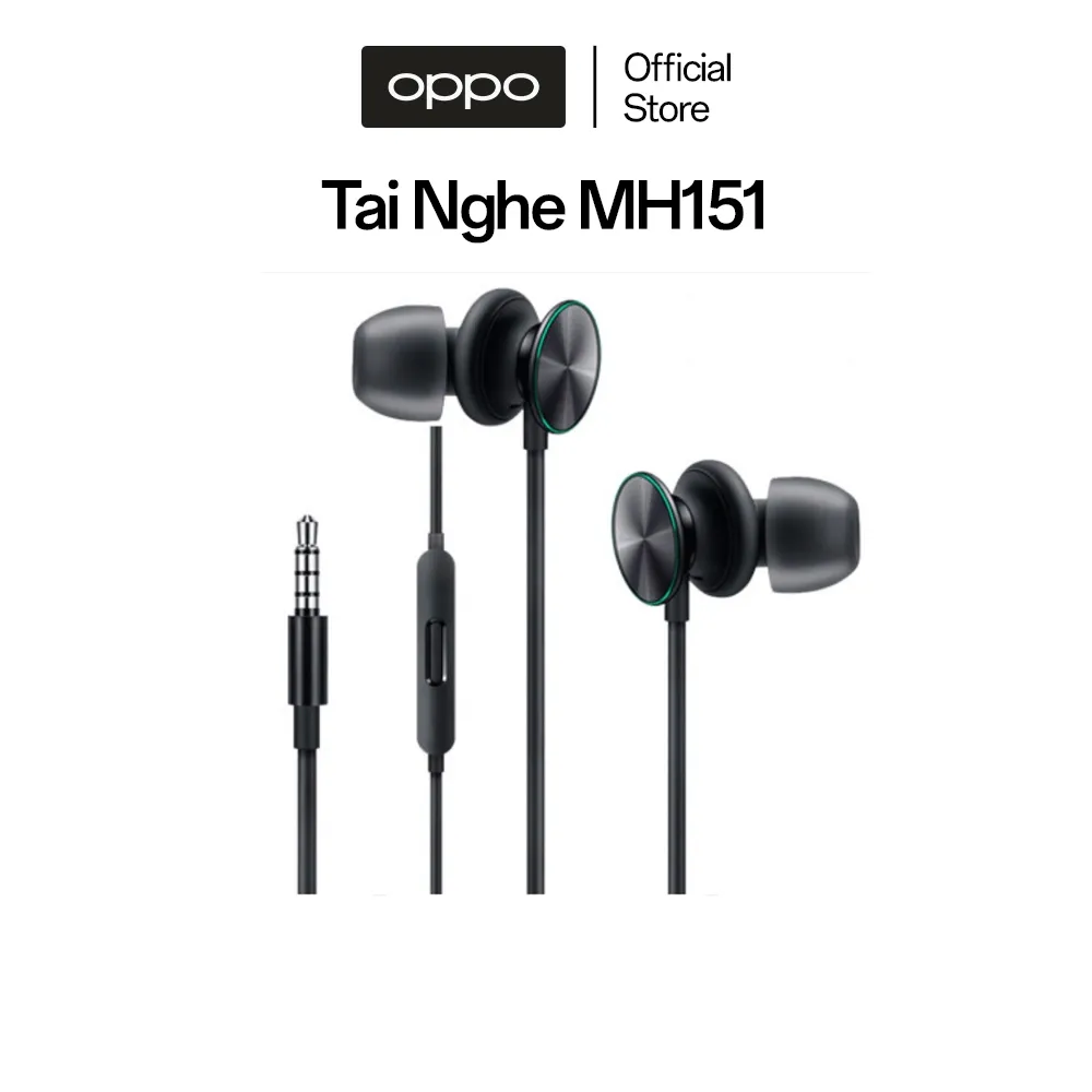 Ảnh Tai Nghe Có Dây Cao Cấp Cổng 3.5mm OPPO MH151 | Công Nghệ Hi-Res | Âm Thanh 3D | Bảo hành 12 tháng - Hàng Chính Hãng 1