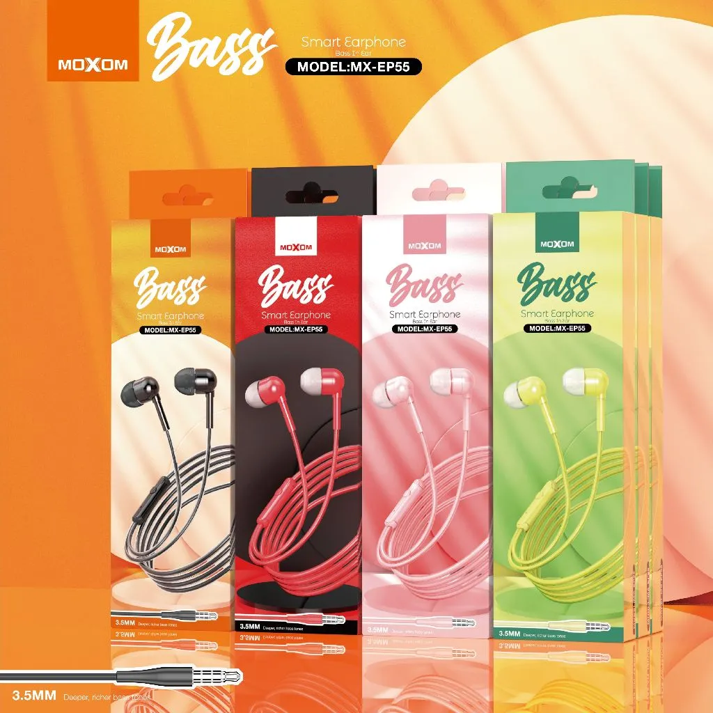 Ảnh Tai nghe có dây có mic giảm tiếng ồn âm thanh chất lượng Bass jack 3.5mm 4