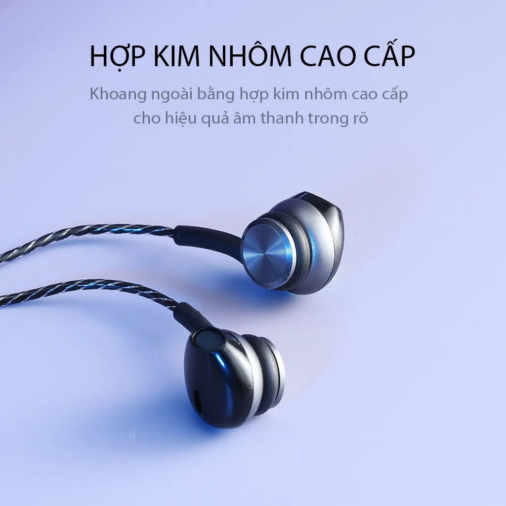 Ảnh Tai Nghe Có Dây Gaming VIVAN Q12 Thiết Kế Kim Loại Cổng Kết Nối Chữ L 3.5mm Dây Bền Chắc Chắn Hàng Chính Hãng 4