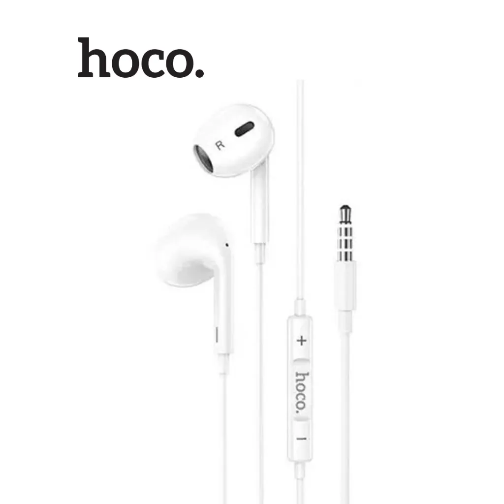 Ảnh Tai Nghe có dây jack 3.5mm Hoco DM21 dây tròn siêu bền hỗ trợ micro đàm thoại dài 120cm 2