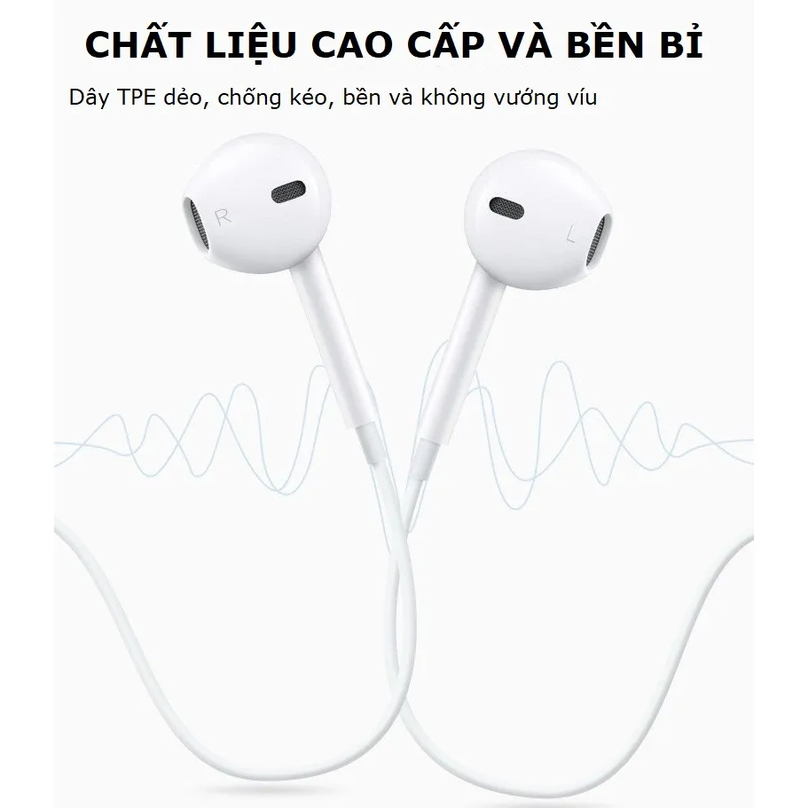 Ảnh Tai nghe có dây nhét tai cho điện thoại có micro đàm thoại cổng jack cắm ip Type-C âm thanh HIFI - Gutek Y19 2