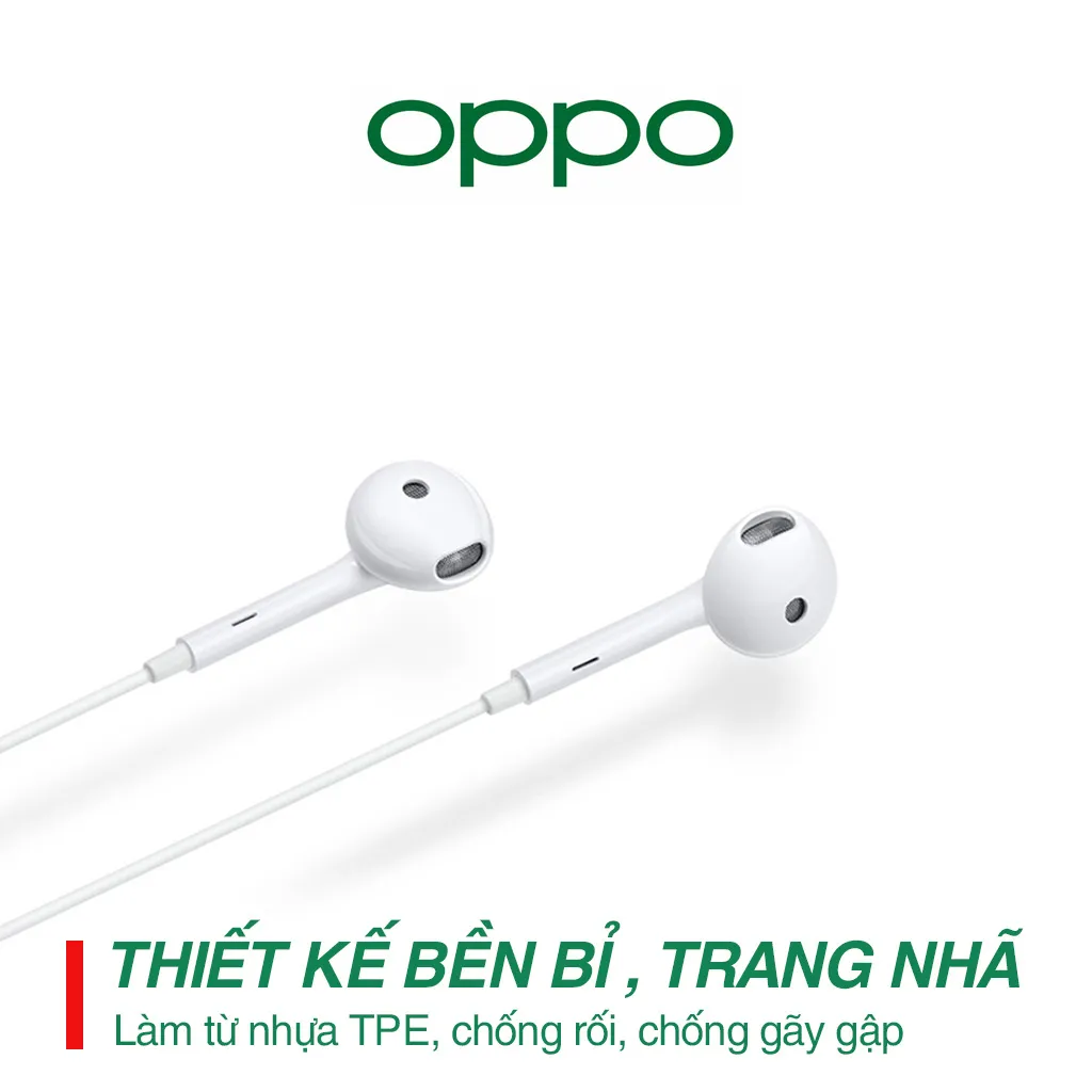 Ảnh Tai nghe có dây Oppo có mic đàm thoại 1.2m có jack cắm 3.5mm và type C DYDX - Hàng bảo hành 30 ngày 2